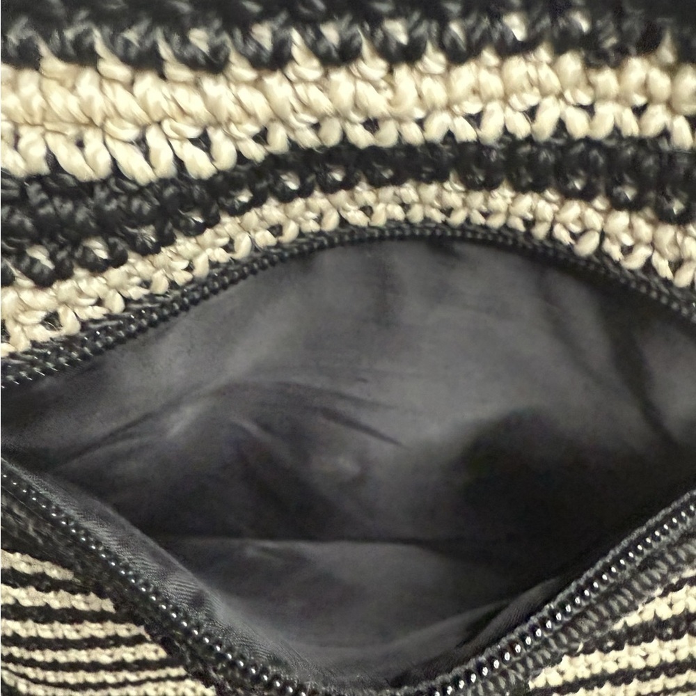 The Sak Black and White Crochet Collection Hobo Handbag - Picture 5 of 12